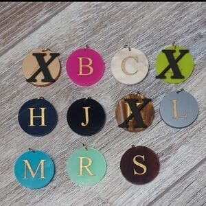 Moon & Lola Initial Pendants R, J, L, S, B, H, M, or C NEW!
